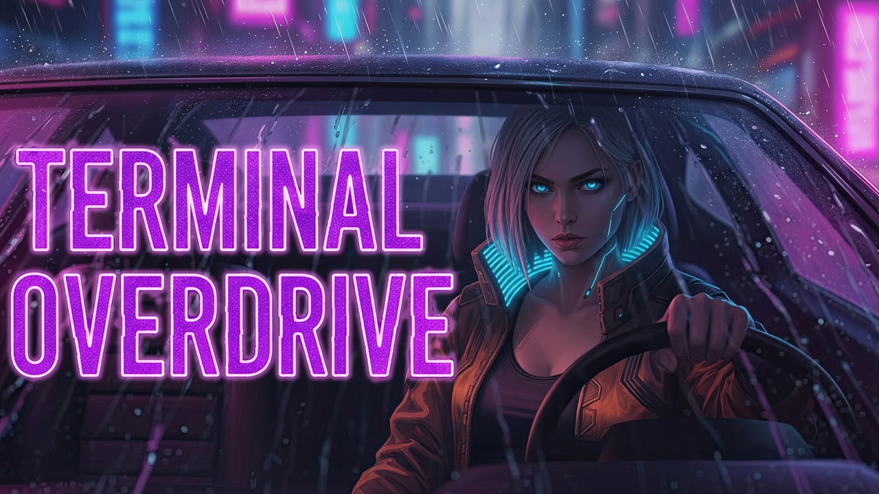 Dark Synthwave / Cyberpunk / Industrial Music⚡TERMINAL OVERDRIVE | 2-Hour Night Drive & Focus Mix