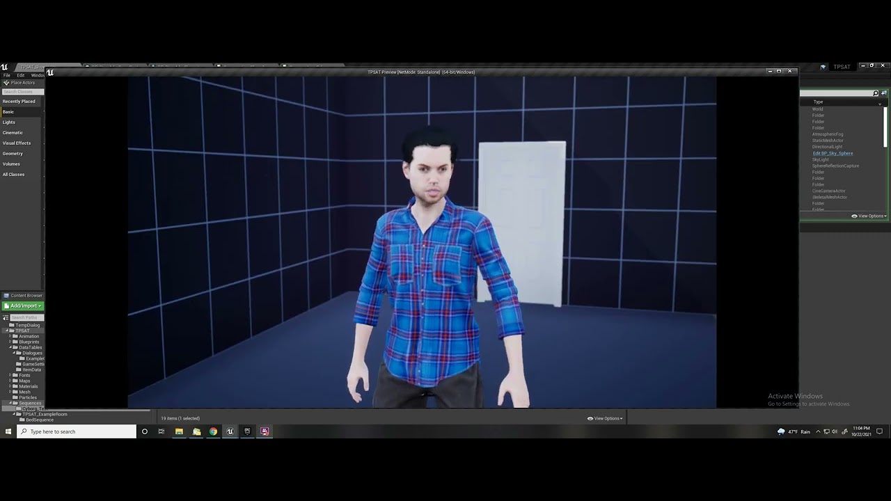 Early Replica Studios Unreal Test - TPSAT Story of Jack