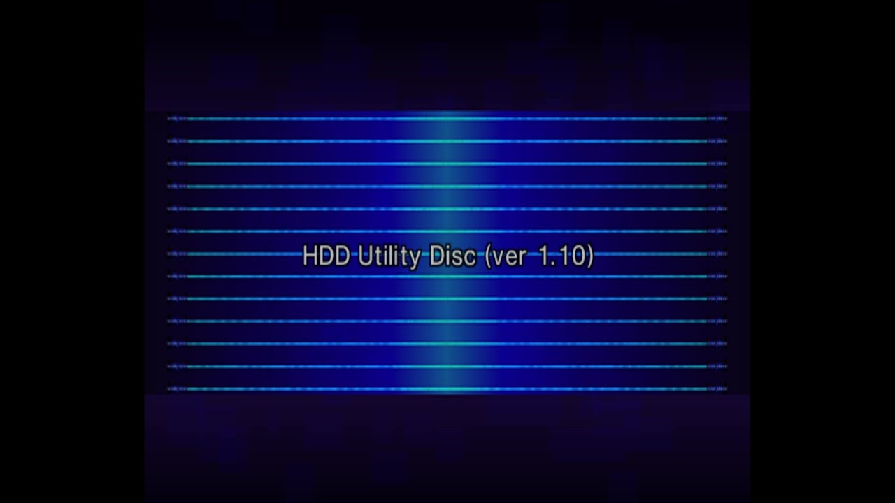 PS2 HDD Utility Disc v1.10 (NTSC-U)
