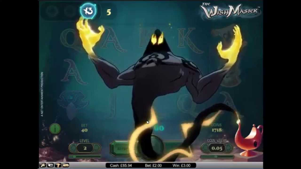 Wishmaster Slot Super Mega Win - NetEnt
