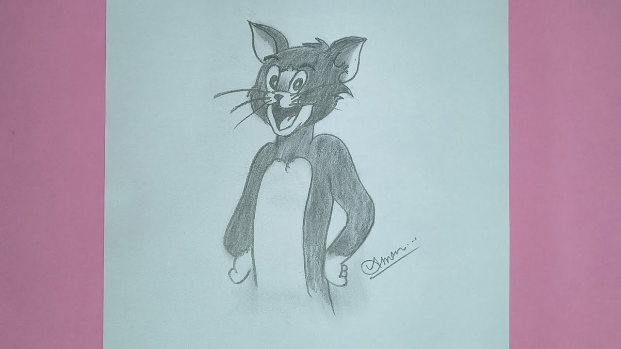 Tom and Jerry drawing 