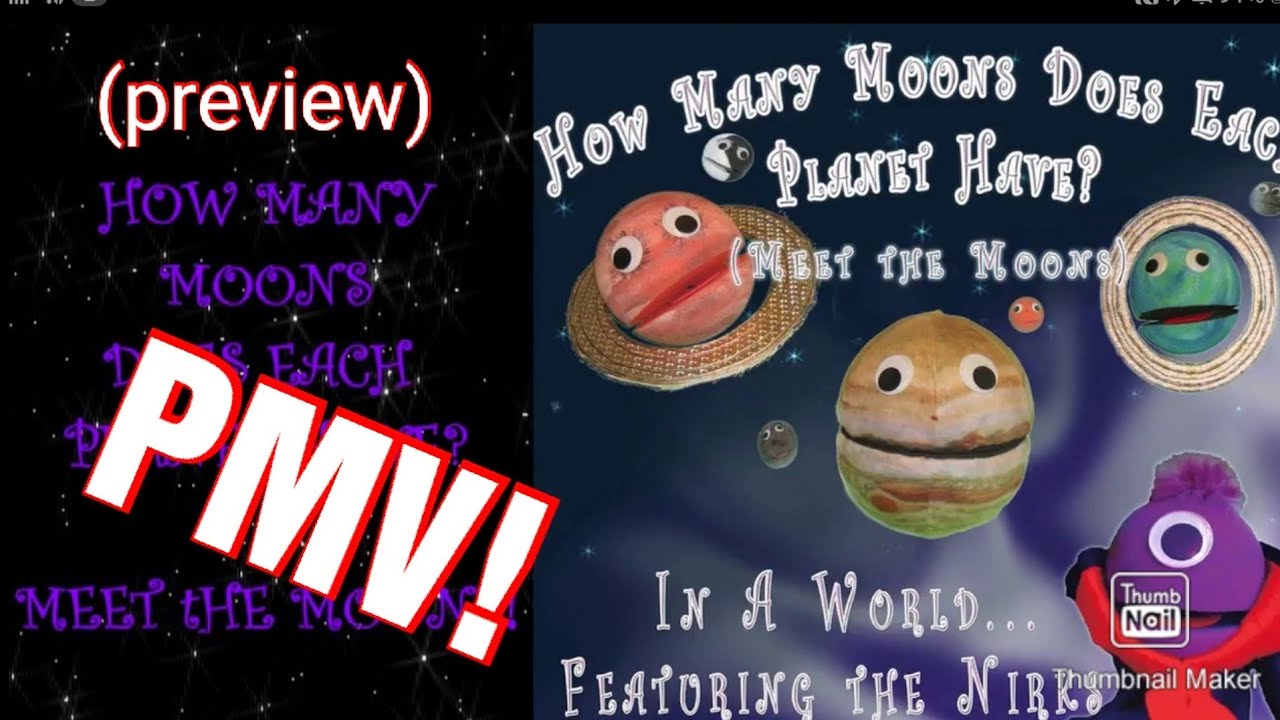 How many moons does each planet have? PMV  OG song by Inaworldmusic