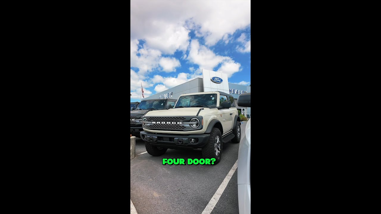 Ford Bronco: 2-Door or 4-Door &mdash; Which Is Your Vibe? 🚙