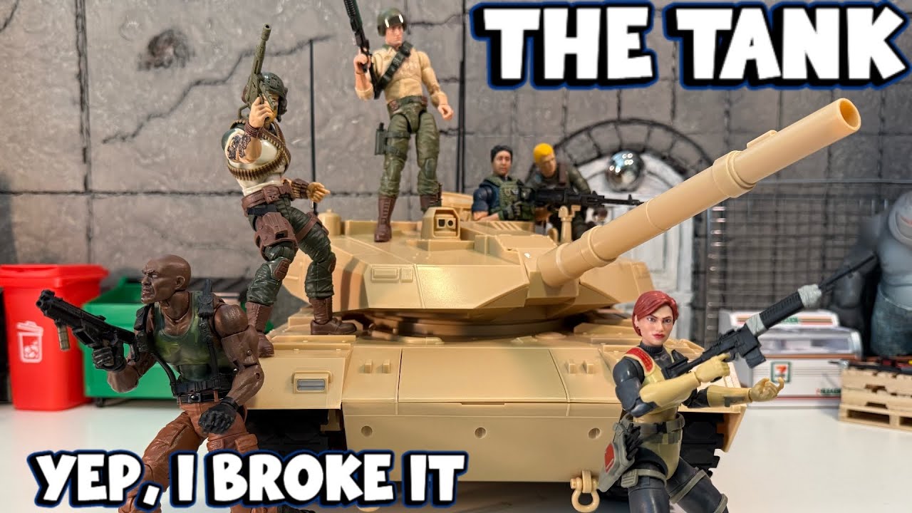 Игрушечный танк Desert Hunter Ramen в масштабе 1/12 от GIJOE Classifed. Фигурка.