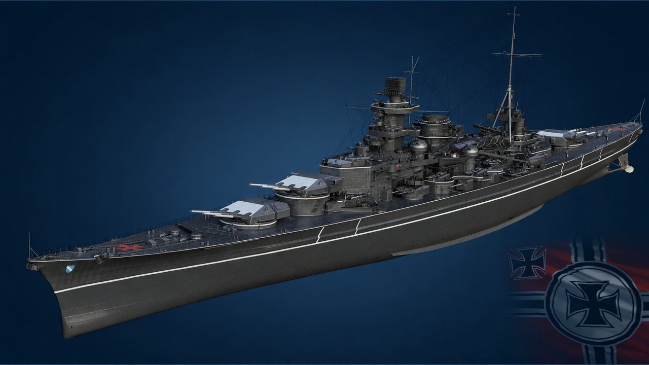 WOWS Legends - Scharnhorst (ranked battle)