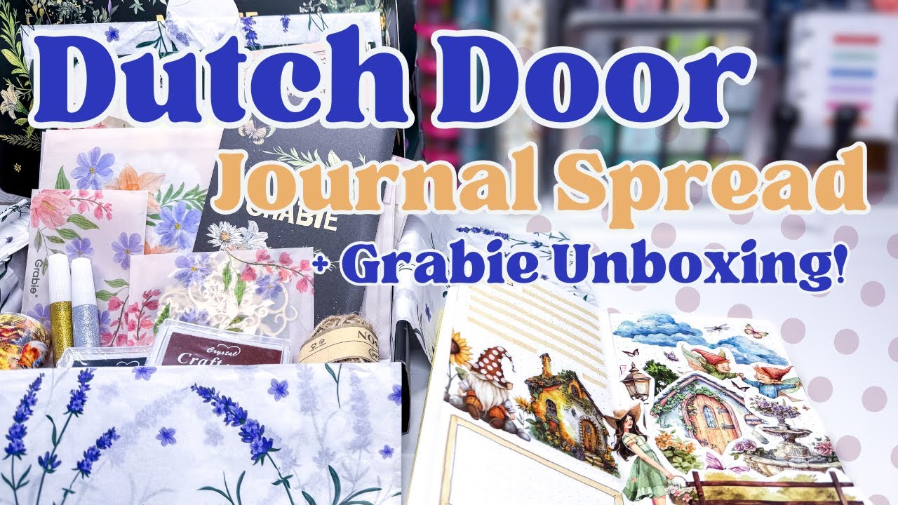 Creative Journal Setup & Plan With Me December 2024 [Dutch Door Spread + Grabie Unboxing!]