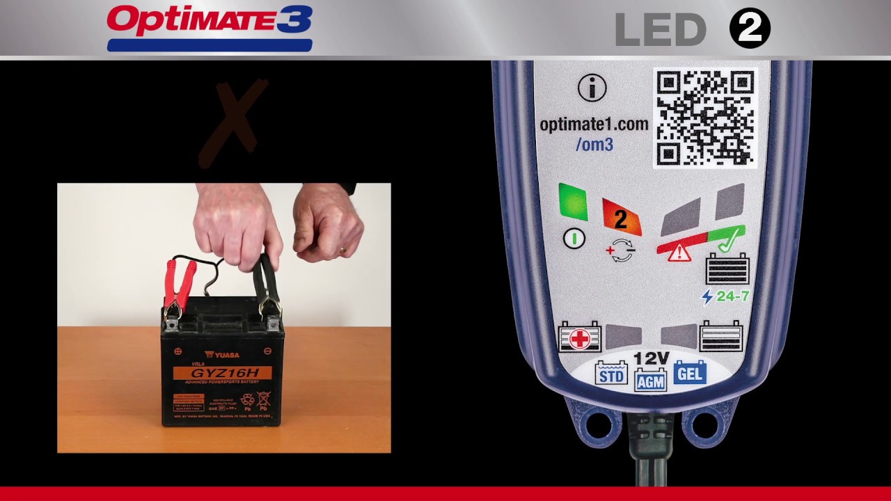 OptiMate 3:  What do the led's mean? How does it work?