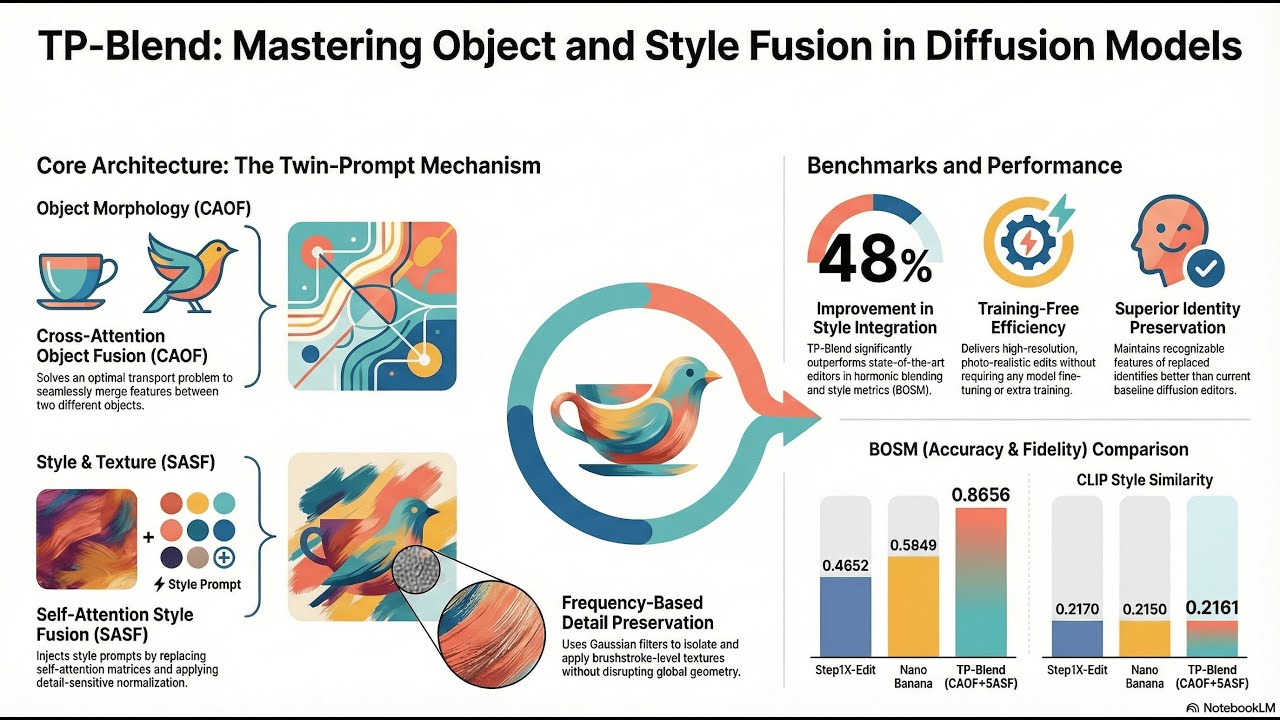 TP-Blend: Textual-Prompt Attention Pairing for Precise Object-Style Blending in Diffusion Models