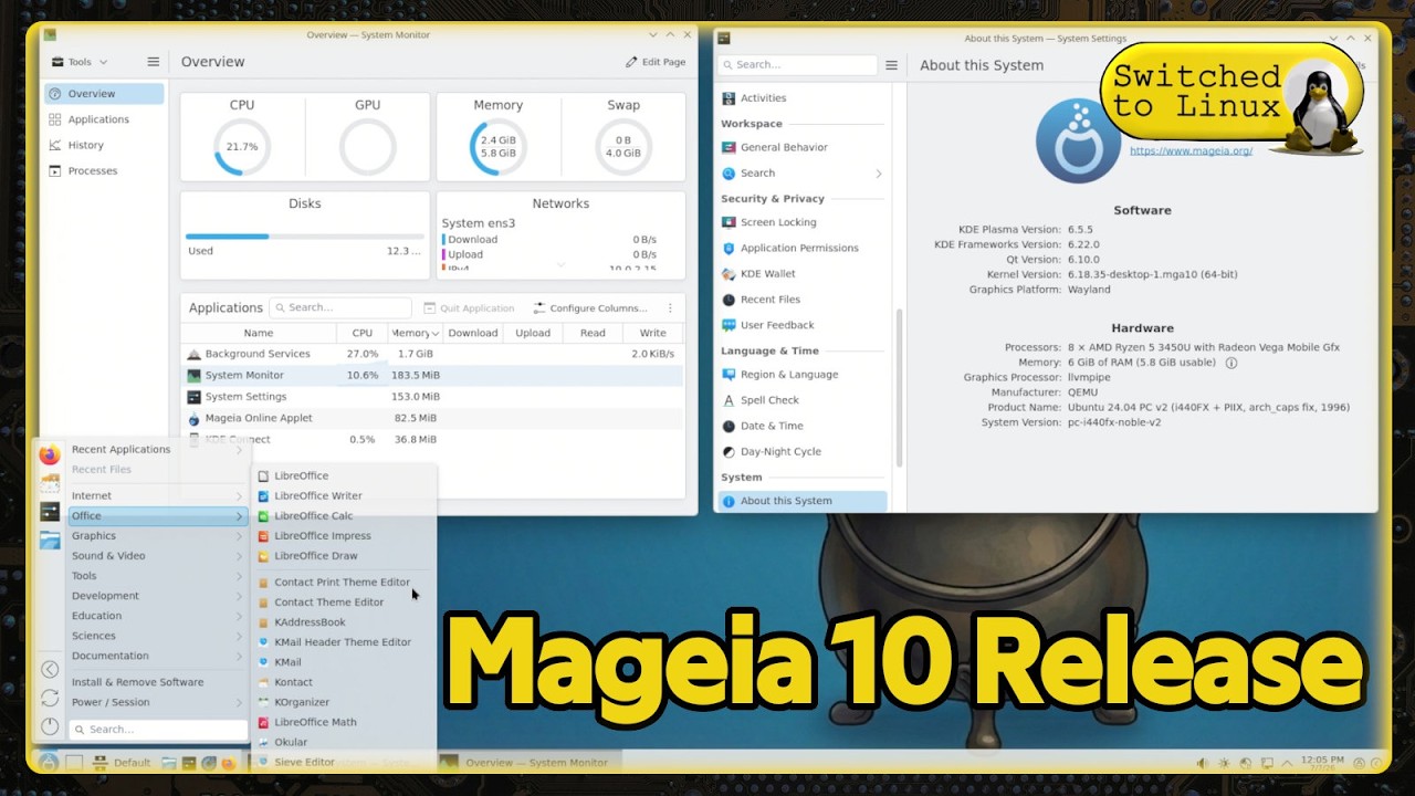 Mageia 10 Release - Reviewing the System Tools