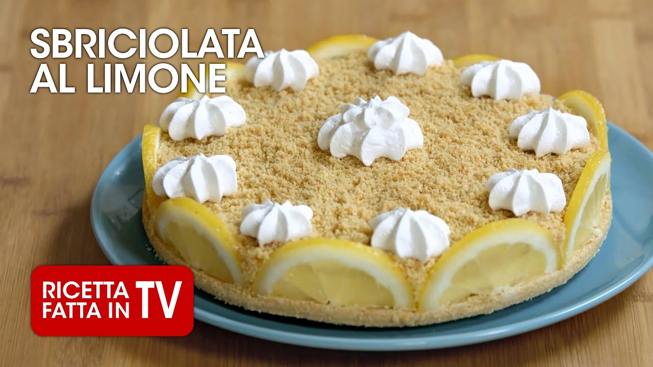 SBRICIOLATA AL LIMONE - Ricetta TV Fatto in Casa per Voi