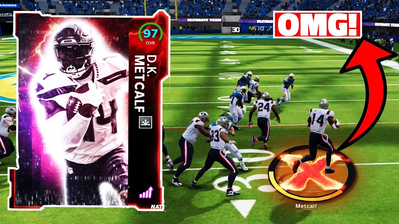 Had 1 TOTAL YARD Than D.K. Metcalf Went CRAZY! Madden 22 Gameplay