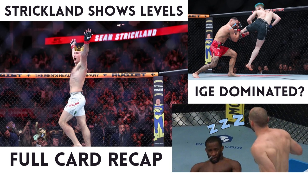 Sean Strickland DOMINATES Anthony Hernandez! Geoff Neal SLIMED OUT? UFC Houston Card Recap