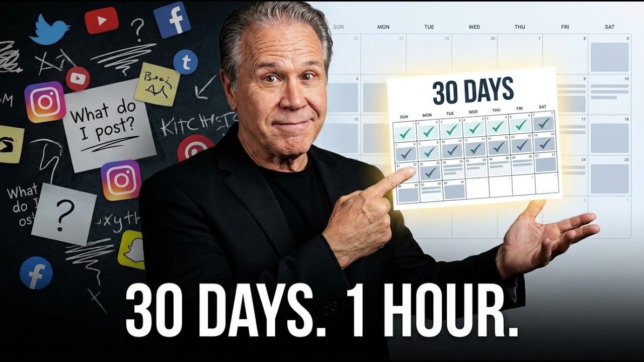 Plan 30 Days of Content in 1 Hour (Step-by-Step System)