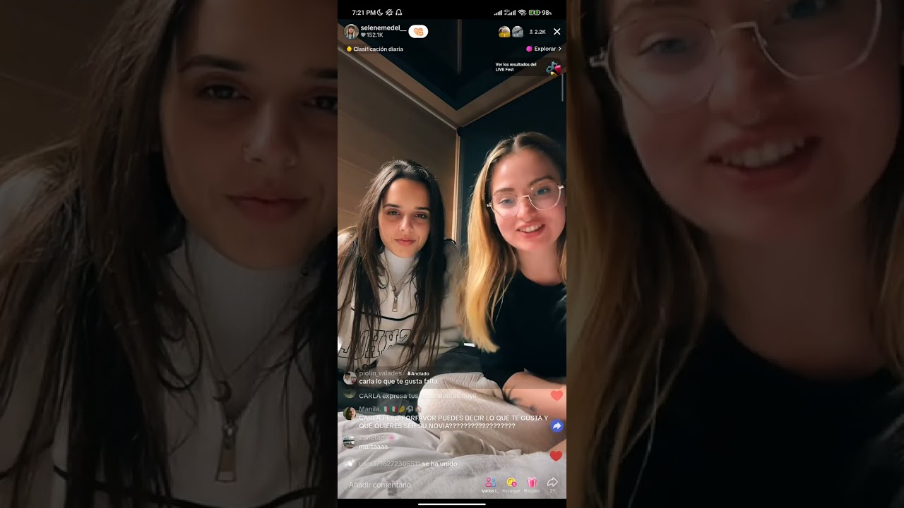 Selene y Carla - Tiktok 15/12/2023