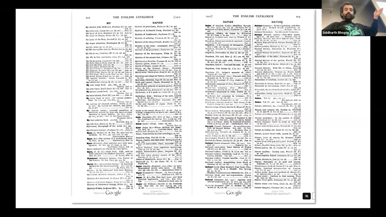 UW Data Science Seminar: Extracting Bibliographic Data from Historical Publishing Catalogues