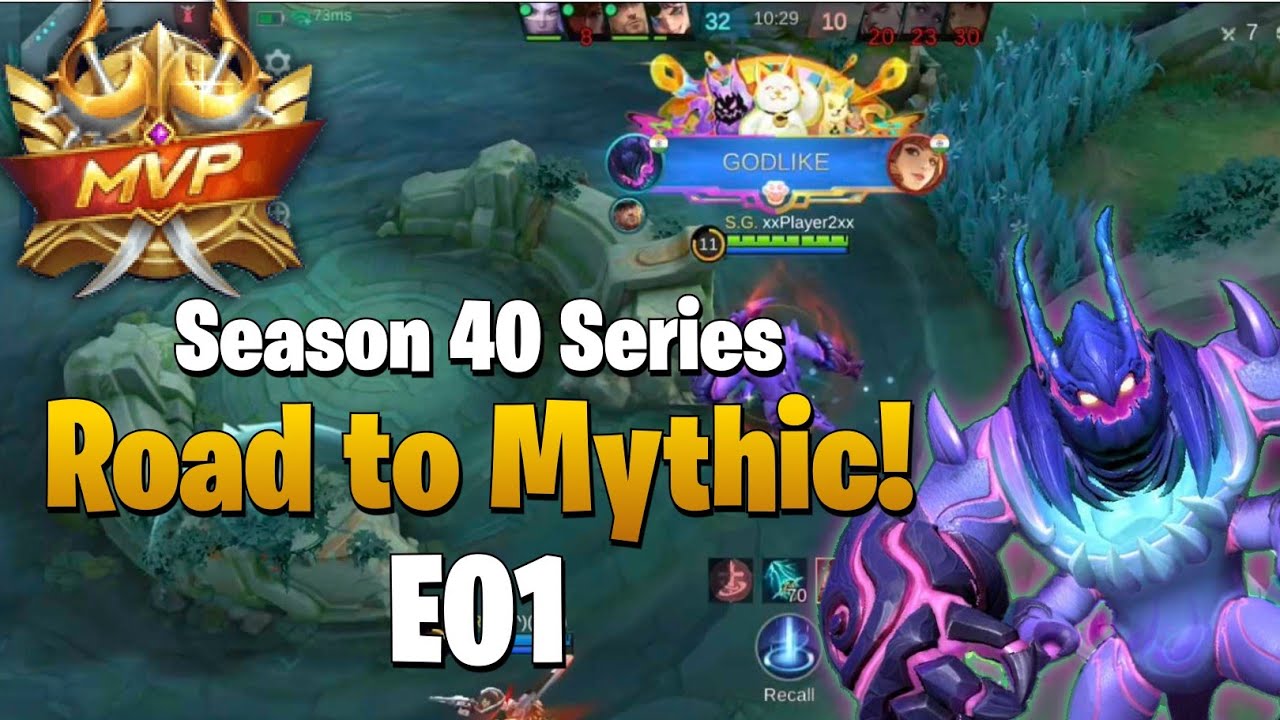 Road to Mythic #1 | Gloo MVP Gameplay | Season 40 | MOBA 5v5 | MLBB