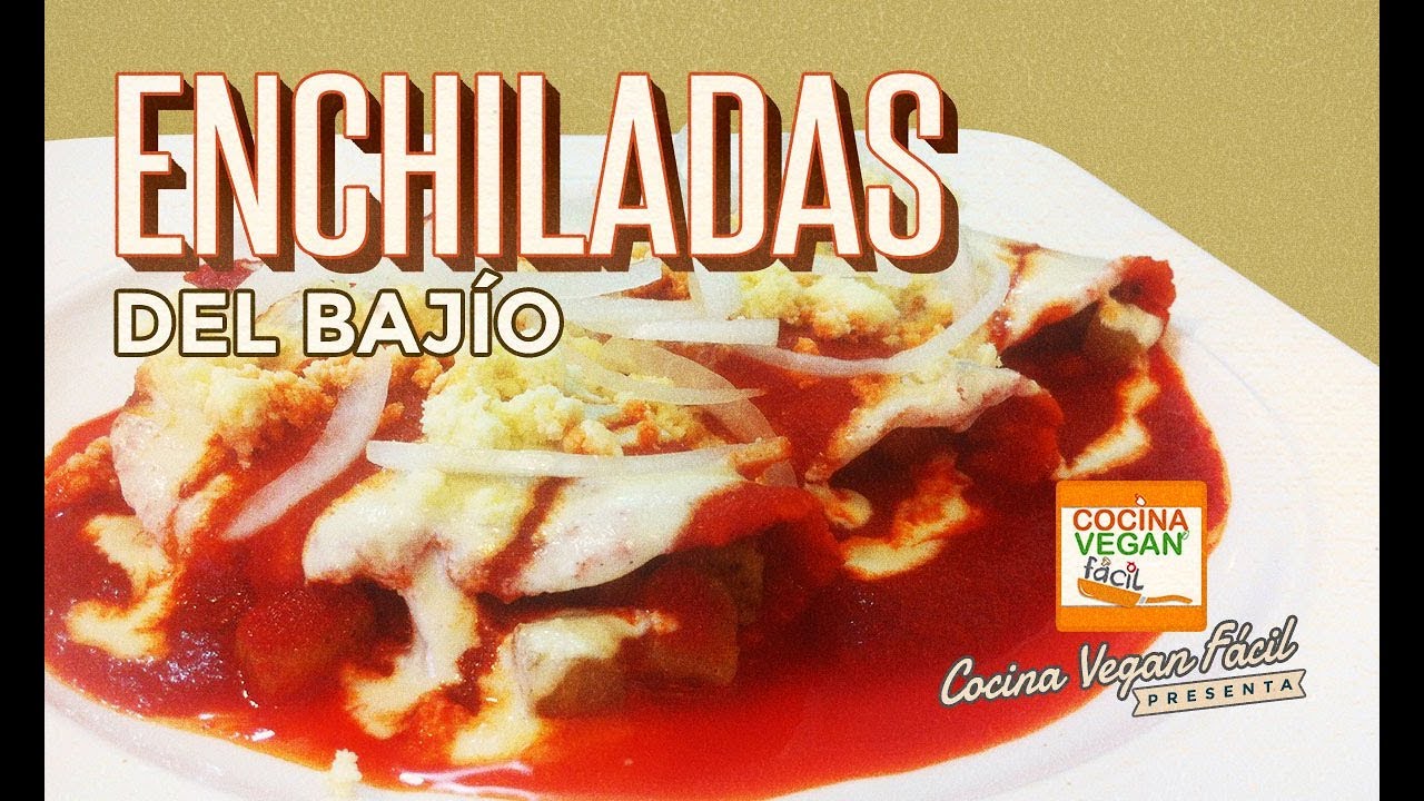 Enchiladas del Bajío - Cocina Vegan Fácil