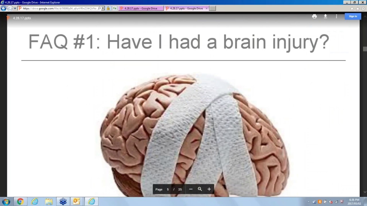 Management of Symptoms of Mild Traumatic Brain Injury