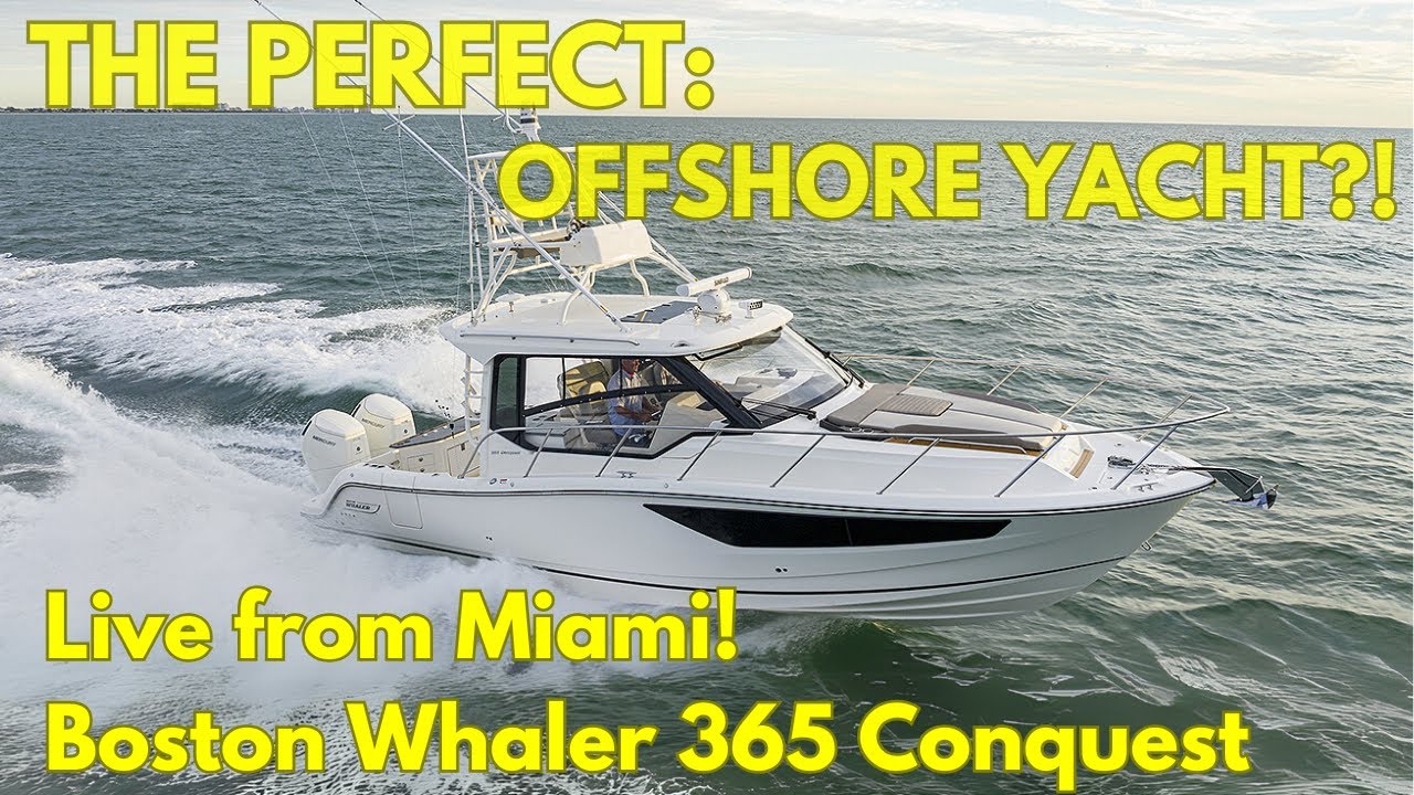 🚀 Boston Whaler 365 Conquest | Ultimate Offshore Adventure & Fishing Machine 🌊🎣 YachtSpecsDirect.com
