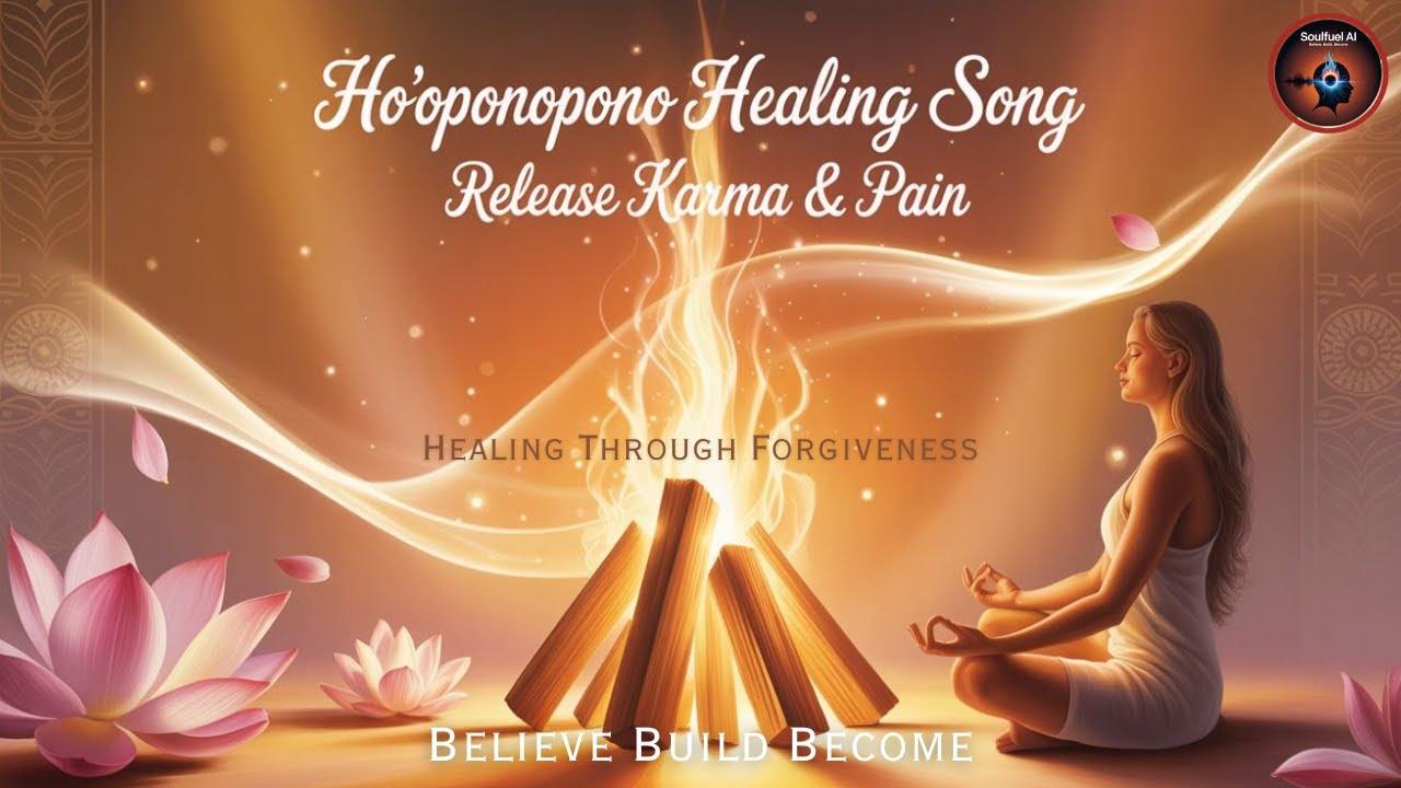 Ho’oponopono Healing Song | Release Karma, Guilt & Past Pain | Sacred Fire Meditation for Peace