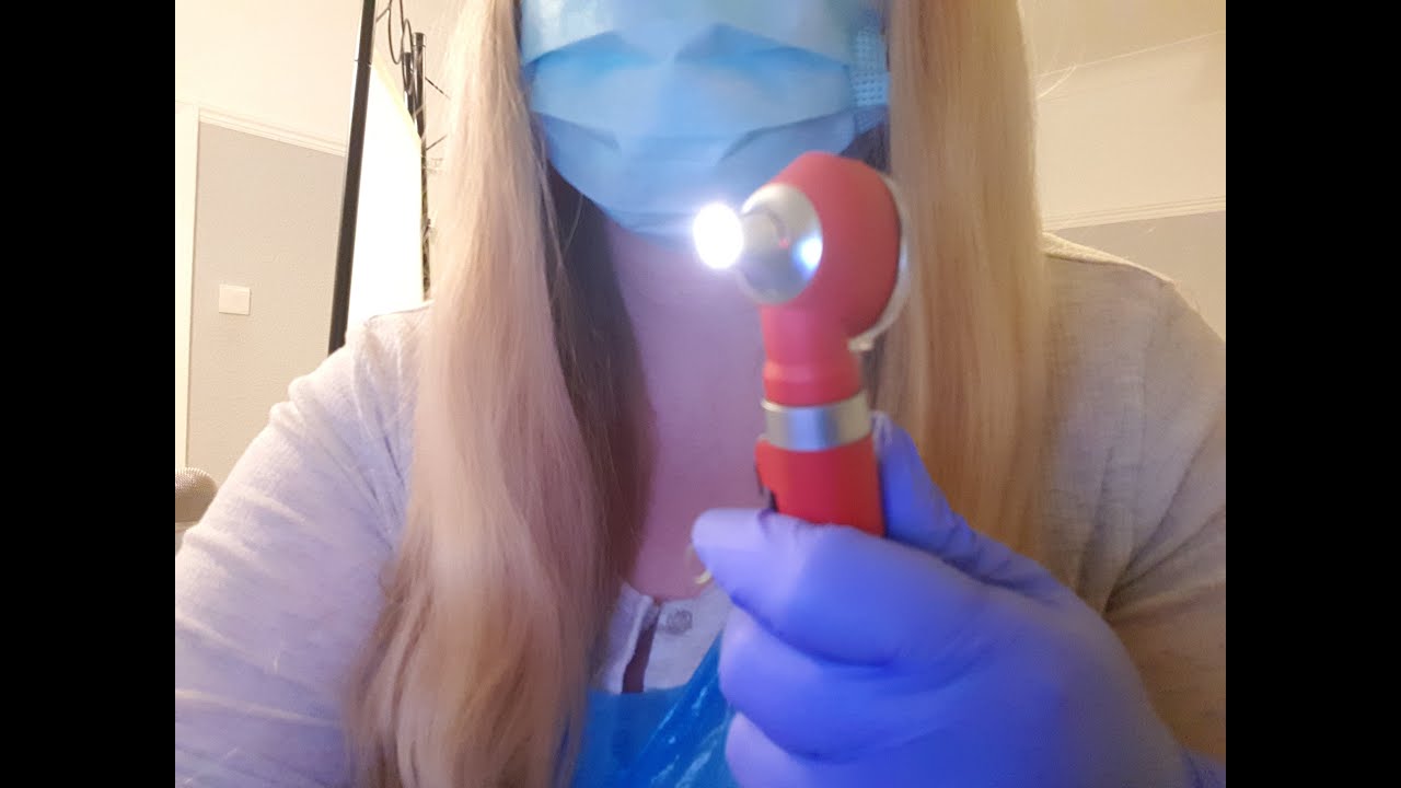 asmr medical role play inc real person  examination ,  lots of typing , skin assessment appointment