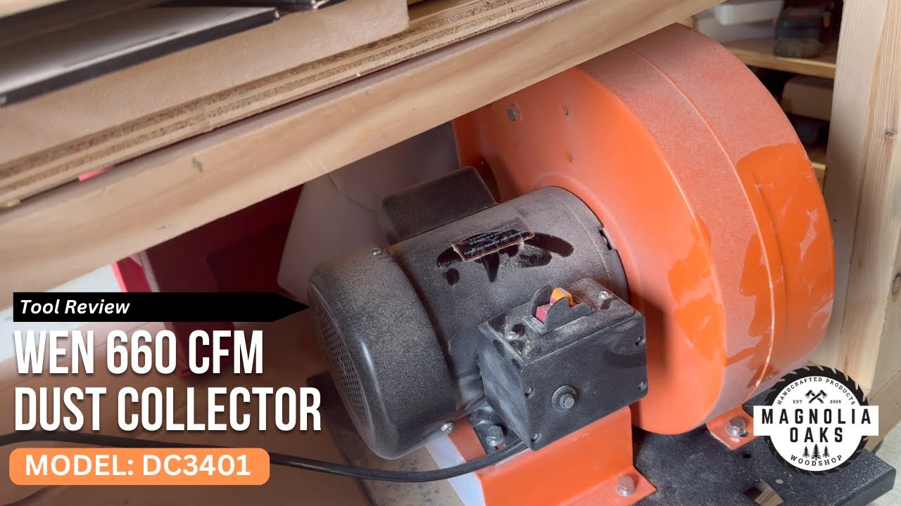Wen Rolling Dust Collector - Model DC3401 Honest Review by Woodworker