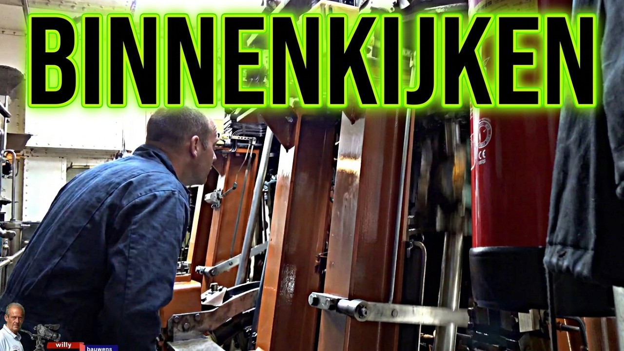 Binnenkijken in de machinekamer van een oude stoomboot
