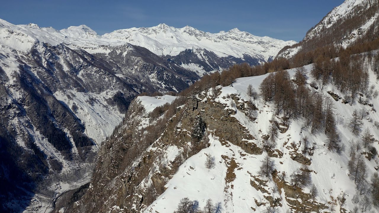Valchiavenna (SO): splendido trekking sulla neve al Motto di Bondeno in 4K
