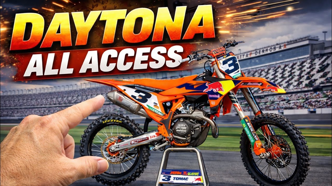 Inside the Daytona Pits… All Access Bikes Tires and More 