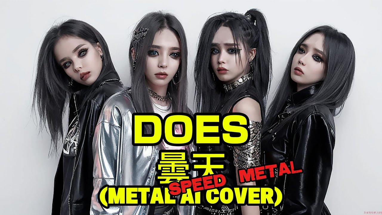 【SPEED ​​METAL】曇天 / DOES をMETALカバーしました。(Female Vocal Metal AI Cover)