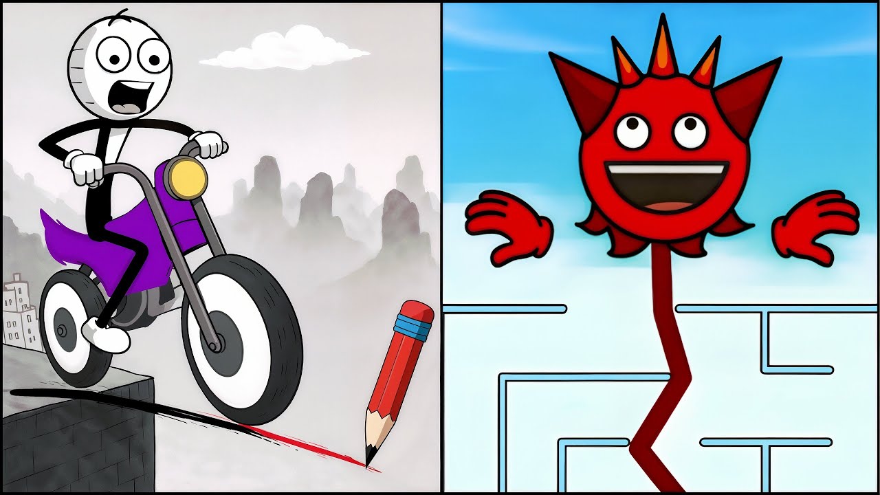 Long Neck Weegoon VS Car Rush - Прохождение всех уровней на скорость