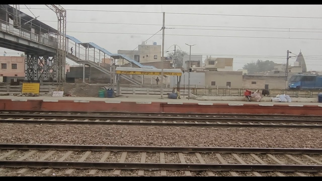 Indian Railways train journey of winter|