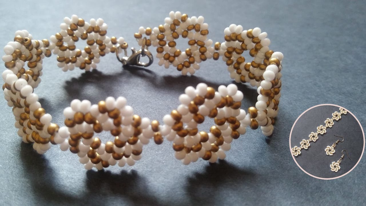 Boncuktan Bileklik Yapımı | Kum Boncuk | How to make beaded bracelet? Beaded bracelet tutorial