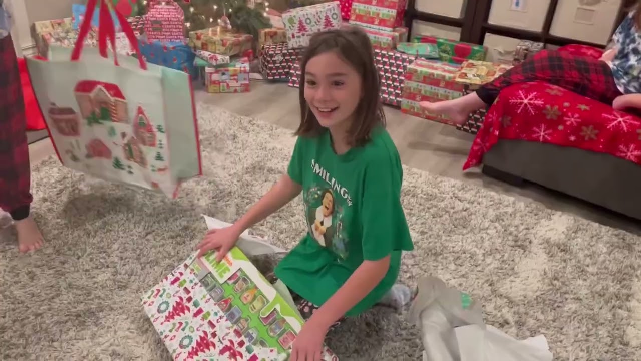 Santa came to Coppell, TX Christmas at the Linder’s