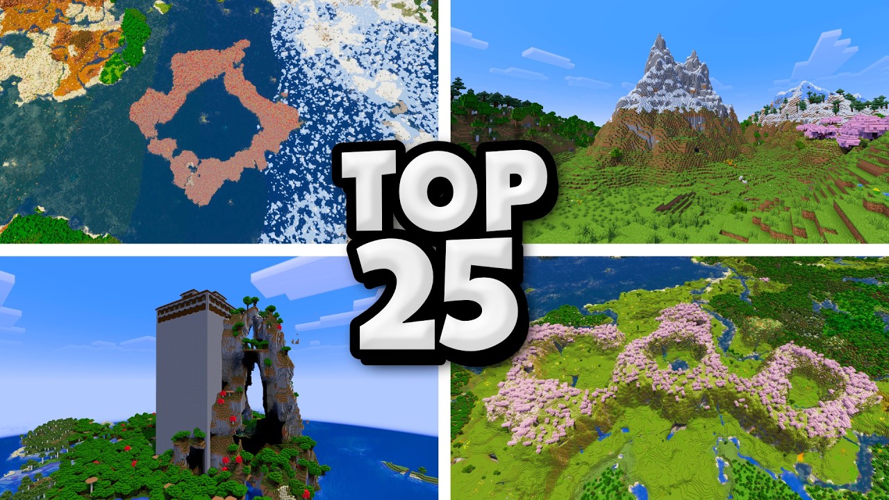 TOP 25 BEST SEEDS for MINECRAFT 1.21.11!