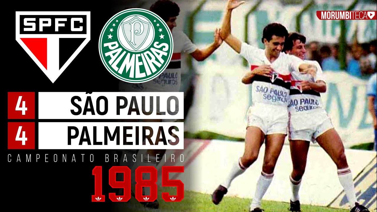 São Paulo 4x4 Palmeiras - 1985 - O ÉPICO GOL DE PITA NUM CHOQUE REI HISTÓRICO!!