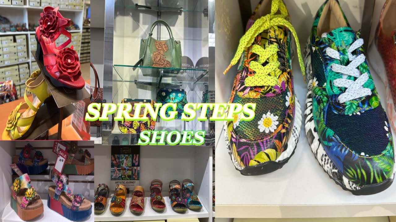 SPRING STEPS SHOES 🌺COLORFUL SUMMER SANDALS #patrizia #lartiste #summersandals