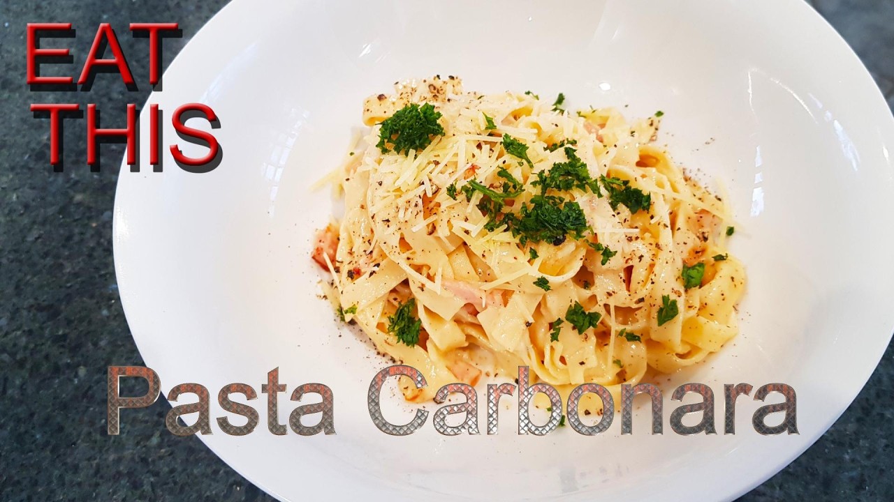 Creamy Fettuccine with Crispy Bacon | Eggless Carbonara