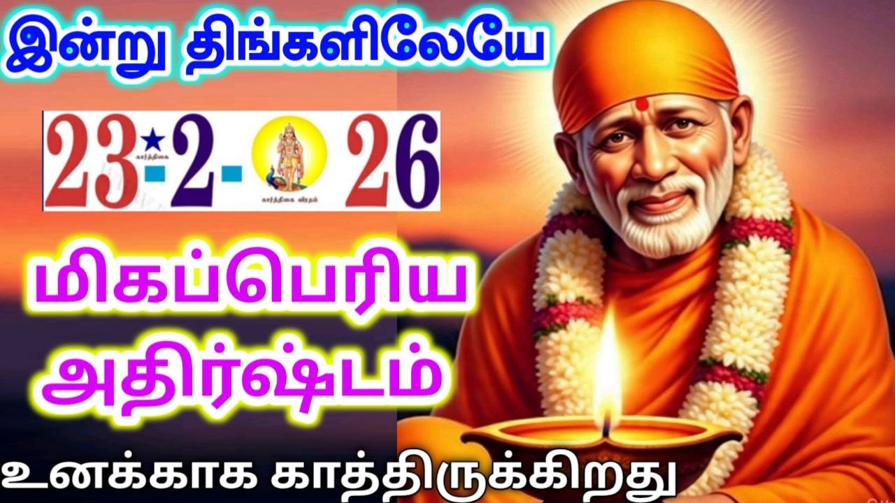 23-2-26/இன்று காத்திருக்கிறது SURPRISE🌸🌸sai baba  Tamil/sai 🙏motivationalspeech#motivationtamil🌸