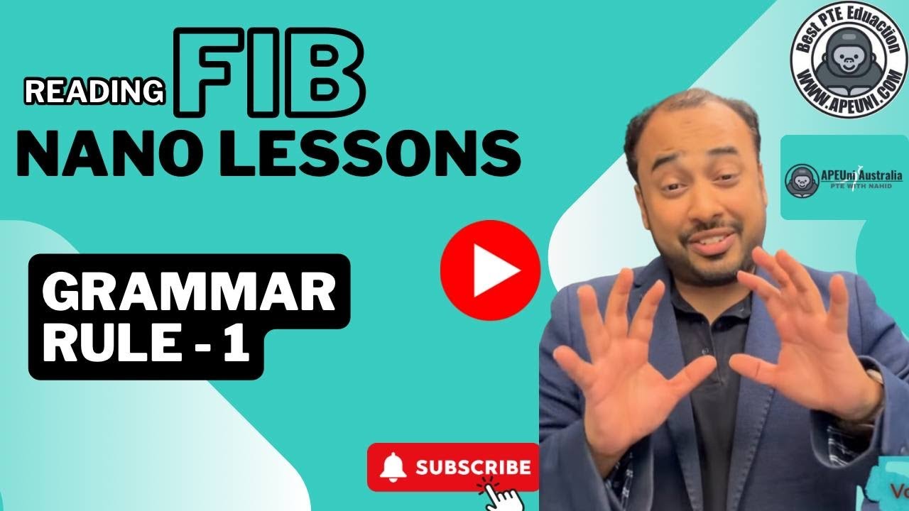 🧠 PTE Reading Tip: If There’s a Blank Before ‘of’, It’s a Noun! | Fill in the Blanks Grammar Hack