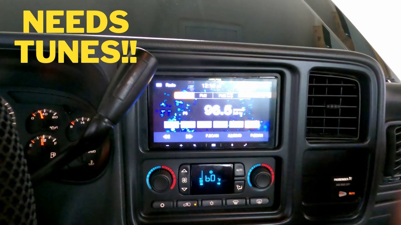 Не могу отправиться в круиз без музыки!!! Обновление магнитолы Silverado!!