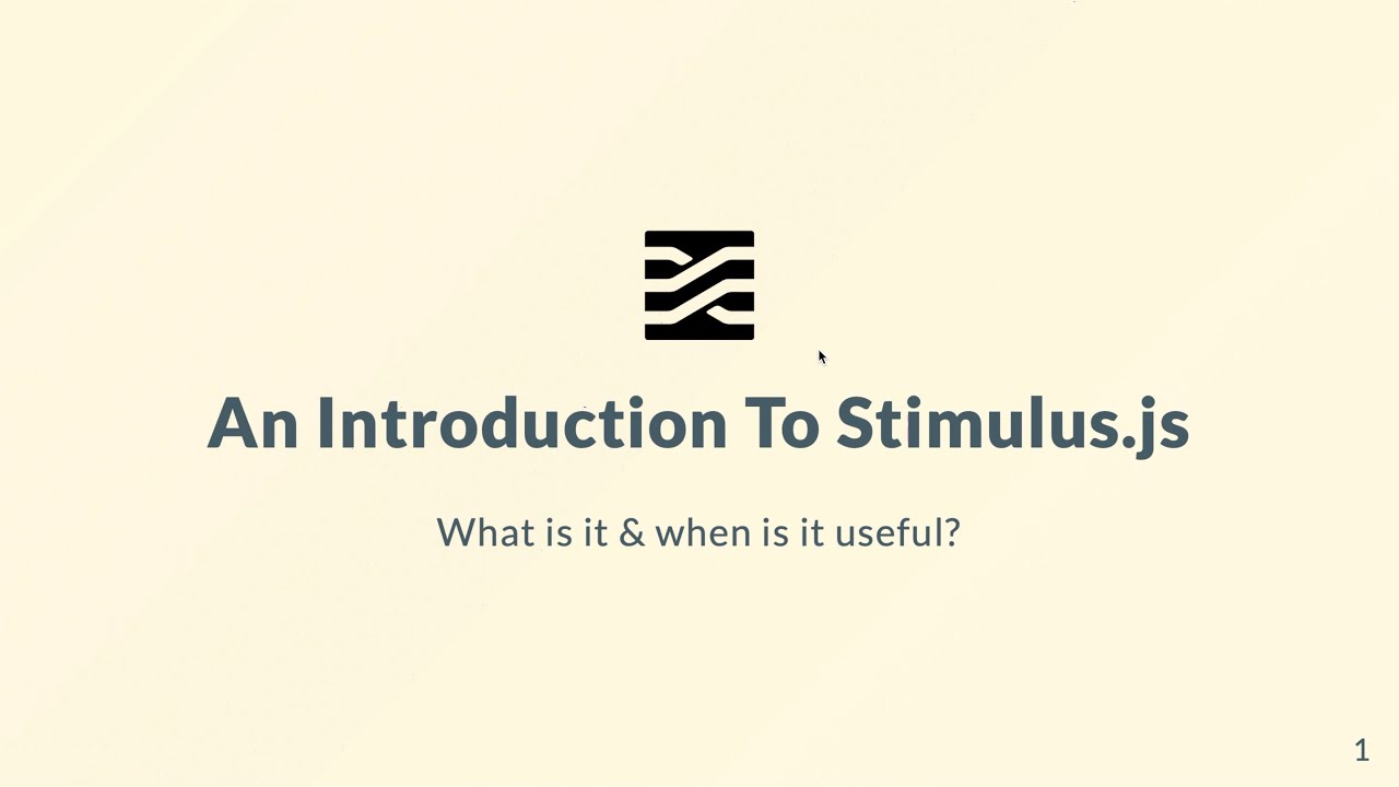 An Introduction To Stimulus.js #StimulusJS