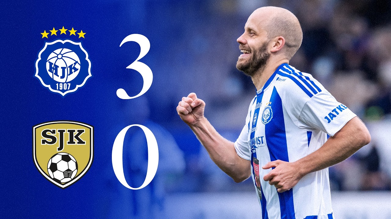 MATSIKOOSTE |&nbsp;HJK vs SJK 3&ndash;0 |&nbsp;Veikkausliiga