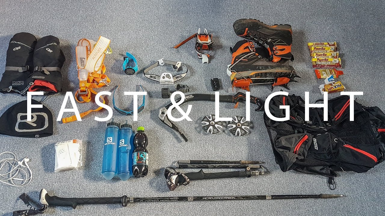 Bergsteigen Ausrüstung | Ultra Light Solo Mountaineering | German