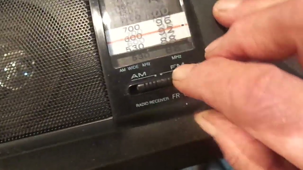 Aiwa Fr-C3U  Black  Fm/Am Portable Radio Vintage Retro working