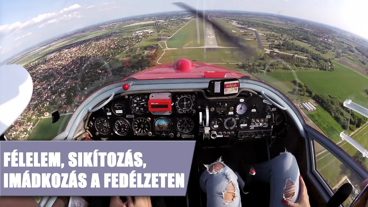 Félelem, sikítozás, imádkozás és persze öröm, boldogság a fedélzeten - SF25 Falke utasreptetés