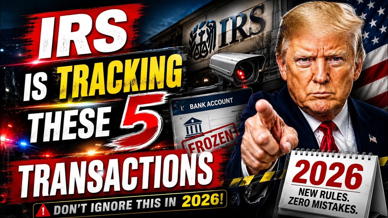 EXPOSED: IRS Watching These 5 Bank Transactions &mdash; Seniors&rsquo; Americans Accounts FROZEN in 2026