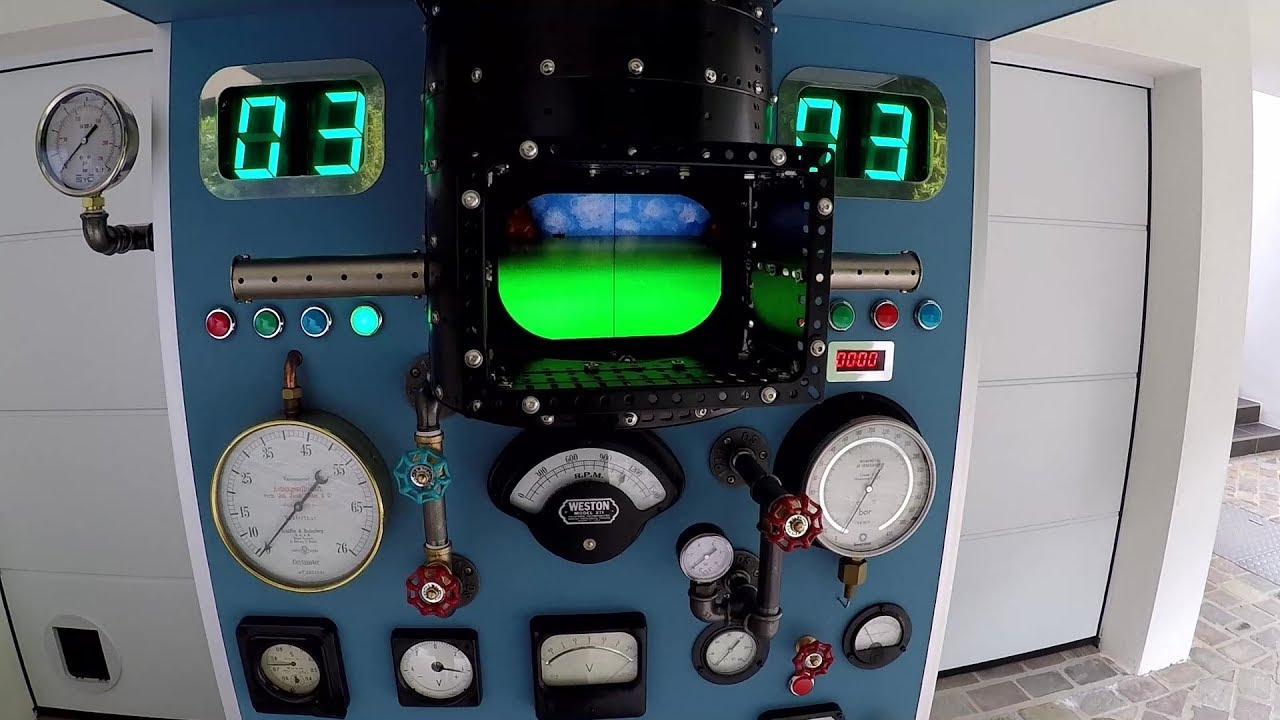 vintage submarine battle arcade game replica