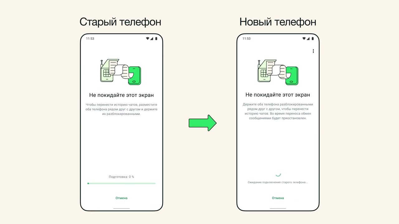 Как перенести чаты на&nbsp;новый телефон Android | WhatsApp