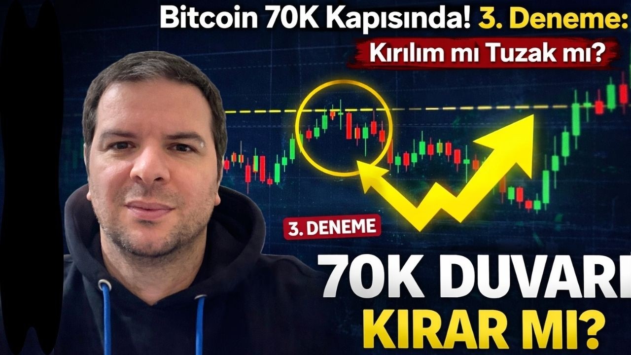 Bitcoin 70K Kapısında Ve 3. Denemesinde! Kırılım mı Tuzak mı?
